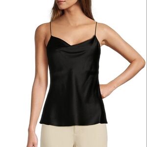 Lila Silk Cowl Neck Cami Tank
